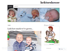 Tablet Screenshot of hektorshouse.wordpress.com