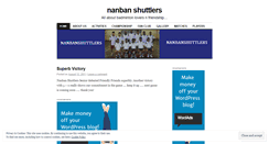 Desktop Screenshot of nanbanshuttlers.wordpress.com