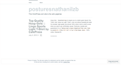 Desktop Screenshot of posturesnathanilzb.wordpress.com