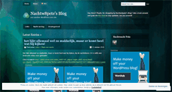 Desktop Screenshot of nachtw8pete.wordpress.com