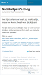 Mobile Screenshot of nachtw8pete.wordpress.com
