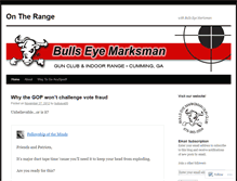 Tablet Screenshot of bullseyemarksman.wordpress.com