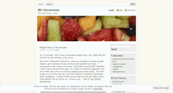 Desktop Screenshot of mygoodnessblog.wordpress.com