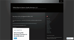 Desktop Screenshot of beaconquality.wordpress.com