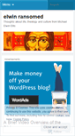 Mobile Screenshot of elwinransomed.wordpress.com
