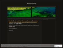 Tablet Screenshot of dominicanrealty.wordpress.com