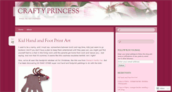 Desktop Screenshot of craftyprincess.wordpress.com