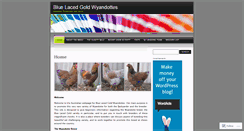 Desktop Screenshot of bluelacedgold.wordpress.com