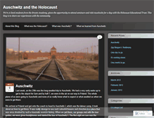 Tablet Screenshot of holocaustblog.wordpress.com