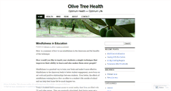 Desktop Screenshot of olivetreehealth.wordpress.com