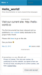 Mobile Screenshot of helloworlddocus.wordpress.com