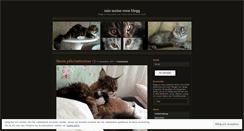 Desktop Screenshot of mymainecoons.wordpress.com