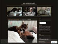 Tablet Screenshot of mymainecoons.wordpress.com