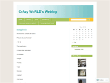 Tablet Screenshot of craziiworld.wordpress.com
