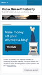 Mobile Screenshot of knowoneselfperfectly.wordpress.com