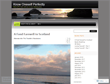 Tablet Screenshot of knowoneselfperfectly.wordpress.com