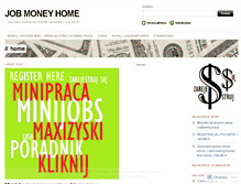 Tablet Screenshot of jobmoneyhome.wordpress.com