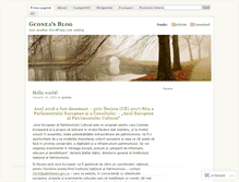 Tablet Screenshot of gconea.wordpress.com