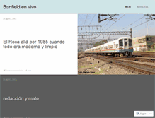 Tablet Screenshot of banfieldenvivo.wordpress.com