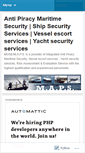 Mobile Screenshot of antipiracymaritimesecurity.wordpress.com