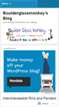Mobile Screenshot of boulderglassmonkey.wordpress.com
