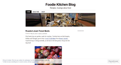Desktop Screenshot of foodiekitchen.wordpress.com