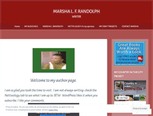 Tablet Screenshot of marsharandolph.wordpress.com