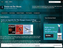 Tablet Screenshot of moonlibraryteens.wordpress.com