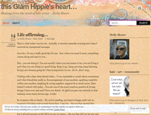 Tablet Screenshot of glamhippie.wordpress.com