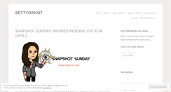 Desktop Screenshot of bettyornot.wordpress.com
