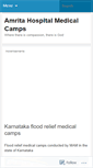 Mobile Screenshot of amritahospital.wordpress.com