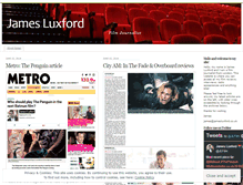 Tablet Screenshot of jamesluxford.wordpress.com