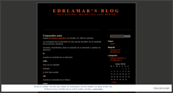 Desktop Screenshot of edrlamar.wordpress.com