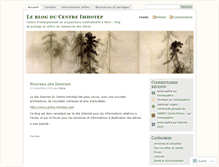 Tablet Screenshot of centreimhotep.wordpress.com
