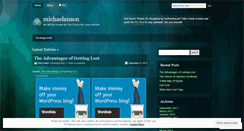 Desktop Screenshot of michaelanson.wordpress.com