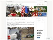 Tablet Screenshot of belchertowntroop57.wordpress.com