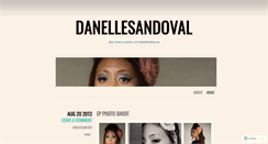 Desktop Screenshot of danellesandoval.wordpress.com