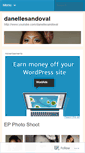 Mobile Screenshot of danellesandoval.wordpress.com