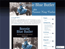 Tablet Screenshot of bonniebluebutler.wordpress.com