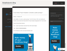 Tablet Screenshot of biztalkslave.wordpress.com
