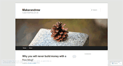Desktop Screenshot of makarandrew.wordpress.com