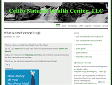 Tablet Screenshot of celilohealth.wordpress.com