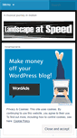 Mobile Screenshot of landscapeatspeed.wordpress.com