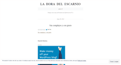 Desktop Screenshot of lahoradelescarnio.wordpress.com