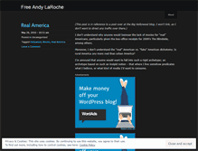 Tablet Screenshot of freeandylaroche.wordpress.com
