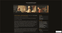 Desktop Screenshot of cunyromantics.wordpress.com