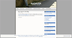 Desktop Screenshot of madbri.wordpress.com