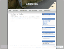 Tablet Screenshot of madbri.wordpress.com