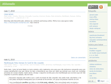 Tablet Screenshot of abluesado.wordpress.com