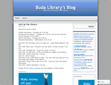 Tablet Screenshot of budalibrary.wordpress.com